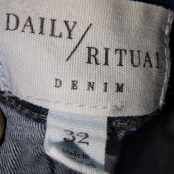 Daily Ritual dark wash jeans - Picture 6 of 6